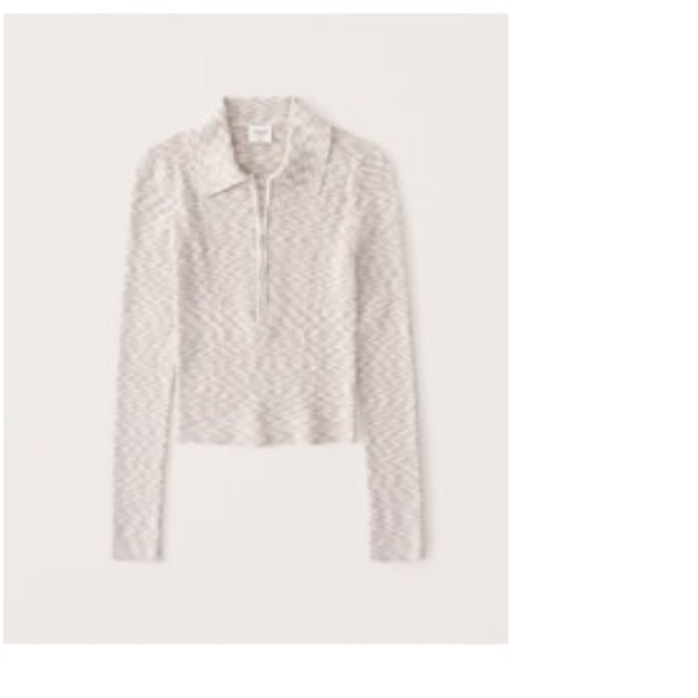 Abercrombie and Fitch - zip polo